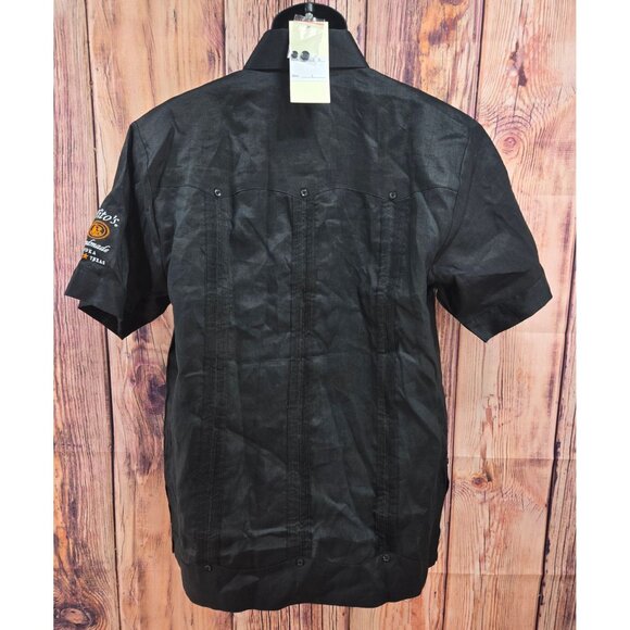Mojito Collection Titos Handmade Vodka Guayabera Shirt Large NWT - Picture 2 of 7